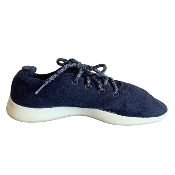 ALLBIRDS Navy Blue Wool Washable Comfortable Men's Running Shoes Size 10 - Picture 5 of 10